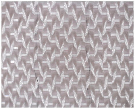 3/1破れ斜文織　断面図