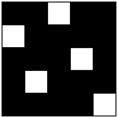 ５枚朱子織　組織図