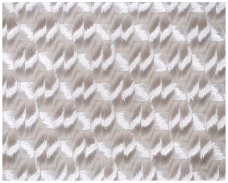 2/2/2よこうね織（ハーフマット）　断面図